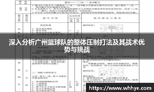 深入分析广州篮球队的整体压制打法及其战术优势与挑战
