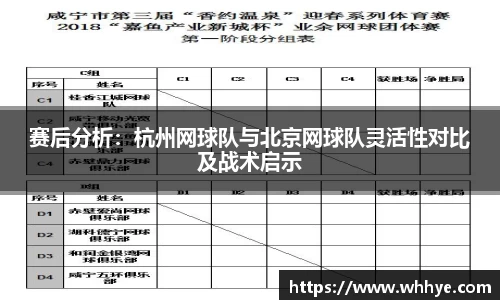 赛后分析：杭州网球队与北京网球队灵活性对比及战术启示